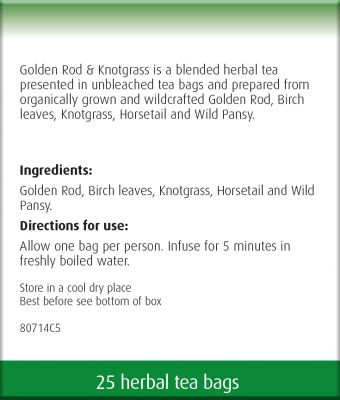 A. Vogel Golden Rod &amp; Knotgrass Cleansing Herb Tea Blend (25 Tea Bags)