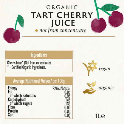 Biona Organic Tart Cherry Juice 1Ltr