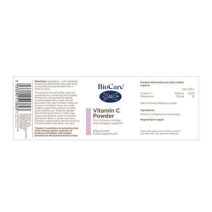 BioCare Vitamin C Powder 60g