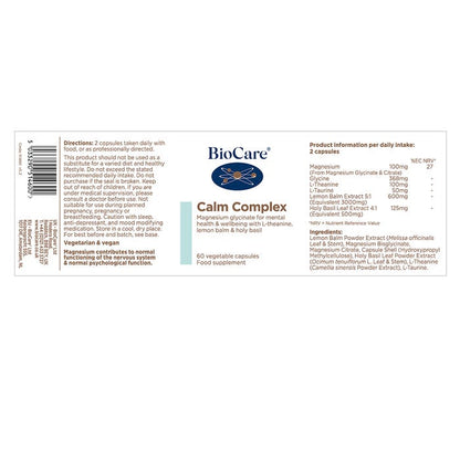 BioCare Calm Complex (60 Caps)