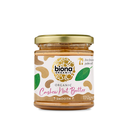Biona Organic Cashew Nut Butter (Smooth) 170g