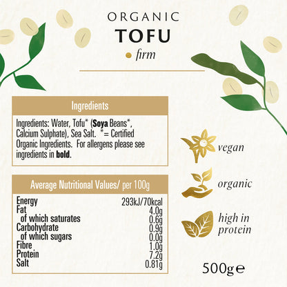 Biona Organic Plain Tofu (Ambient) Jar 500g
