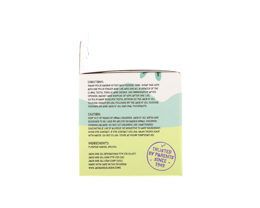Jack &amp; Jill Gum &amp; Tooth Wipes (25&