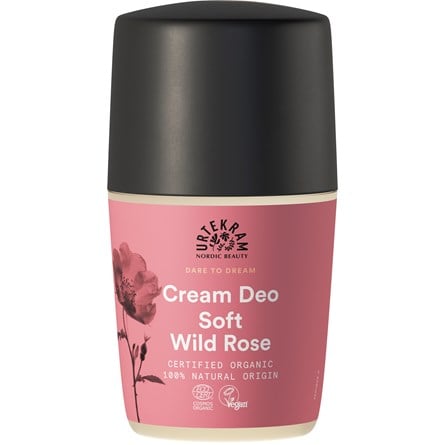 Urtekram Soft Wild Rose Cream Roll-On Deodorant 50ml
