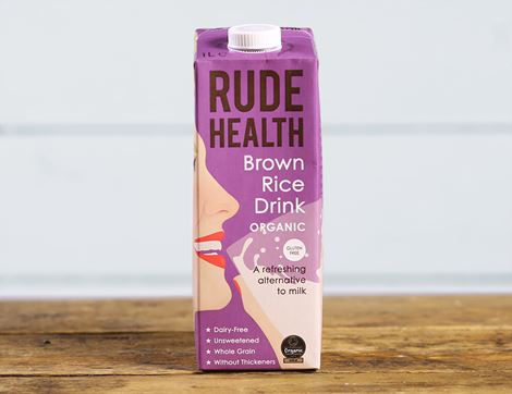 Rude Health Brown Rice Organic Drink 1 Ltr (Gluten Free)