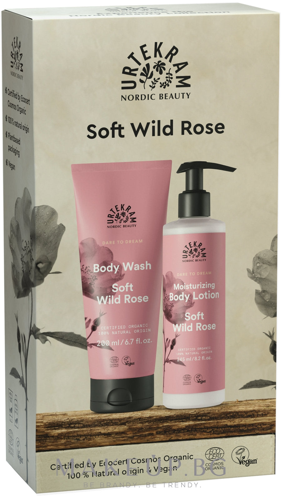 Urtekram Soft Wild Rose Body Duo Gift Set
