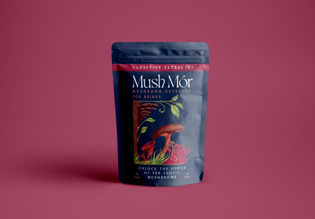Mush Mor Adaptive Extracts - 10 Mushroom Extracts for Drink 45g