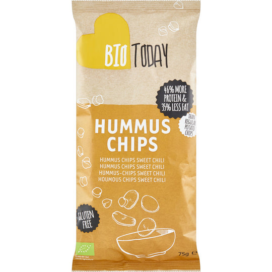 Bio Today Organic Hummus Chips Sweet Chilli 75g