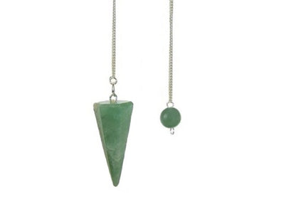 Pendulum/Pendant Faceted 30mm-35mm - Light Aventurine