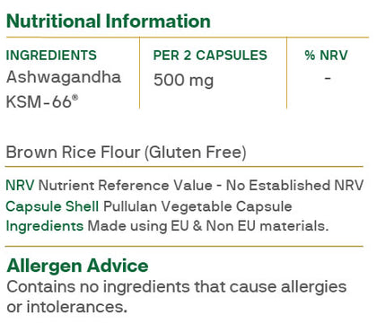 Macanta Ashwagandha KSM-66(R) (60 Capsules)