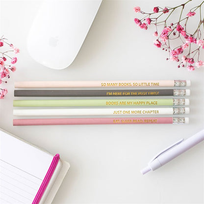 Pencils - Pack of 5 Literature Inspired