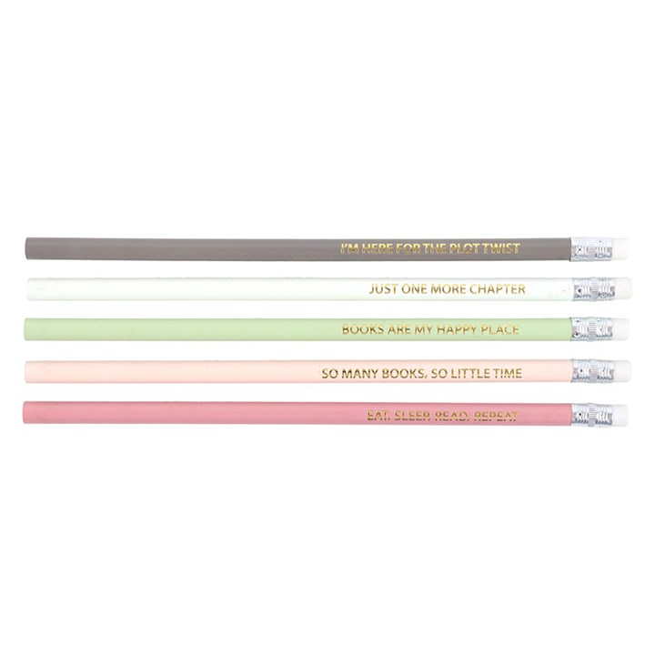 Pencils - Pack of 5 Literature Inspired
