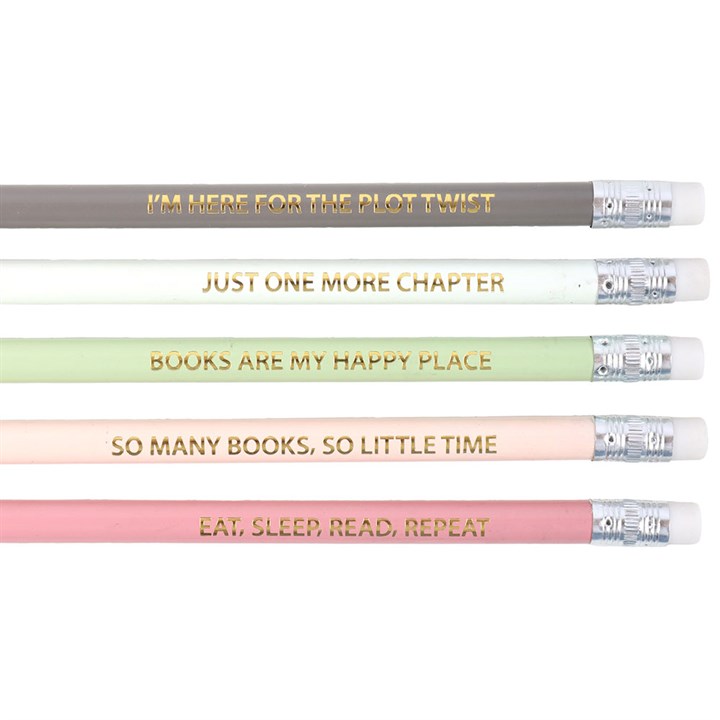 Pencils - Pack of 5 Literature Inspired