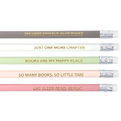 Pencils - Pack of 5 Literature Inspired