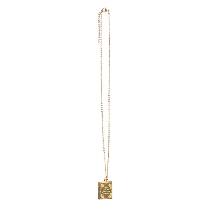 Locket/Necklace - Book Shaped - In a Gift Box