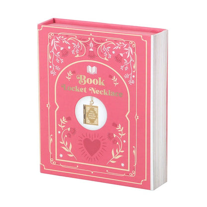 Locket/Necklace - Book Shaped - In a Gift Box