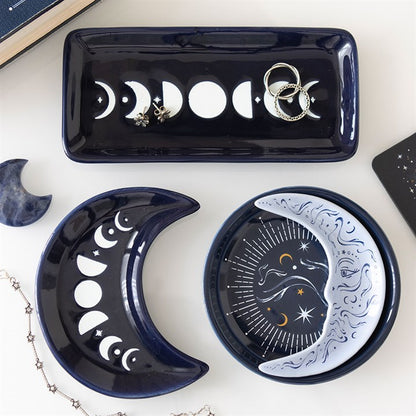 Trinket Dish - Blue Moon Stacking (2 Pcs)