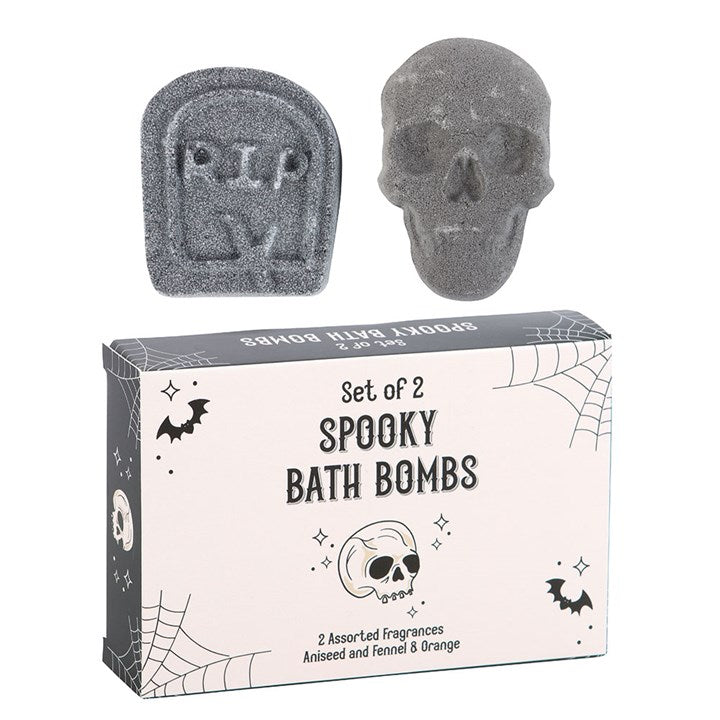 Bath Bombs - Spooky Aniseed, Fennel &amp; Orange (Set of 2)