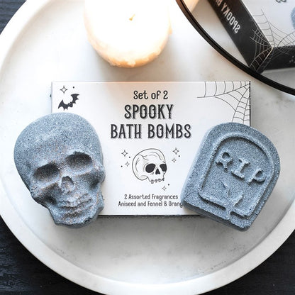 Bath Bombs - Spooky Aniseed, Fennel &amp; Orange (Set of 2)