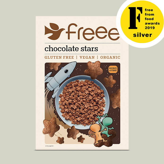 Doves Farm Organic Freee Chocolate Stars Gluten Free 300g