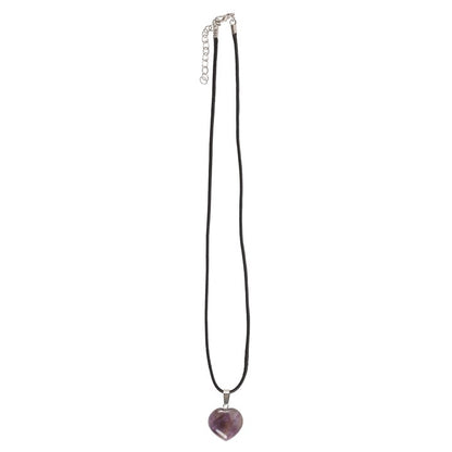 Necklace - Healing Heart Crystal - Amethyst