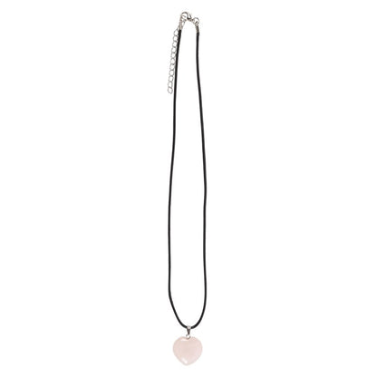 Necklace - Healing Heart Crystal - Rose Quartz