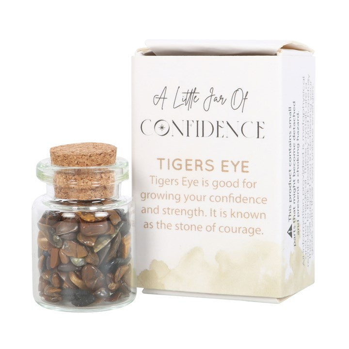 Jar of Confidence Crystals In A Matchbox - Tiger&