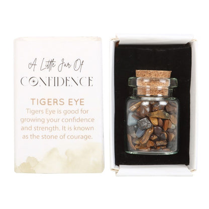 Jar of Confidence Crystals In A Matchbox - Tiger&