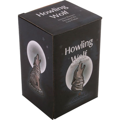 Incense Cone Holder - Wolf Design by Lisa Parker