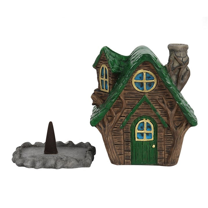 Woody Lodge Incense Cone Holder by Lisa Parker