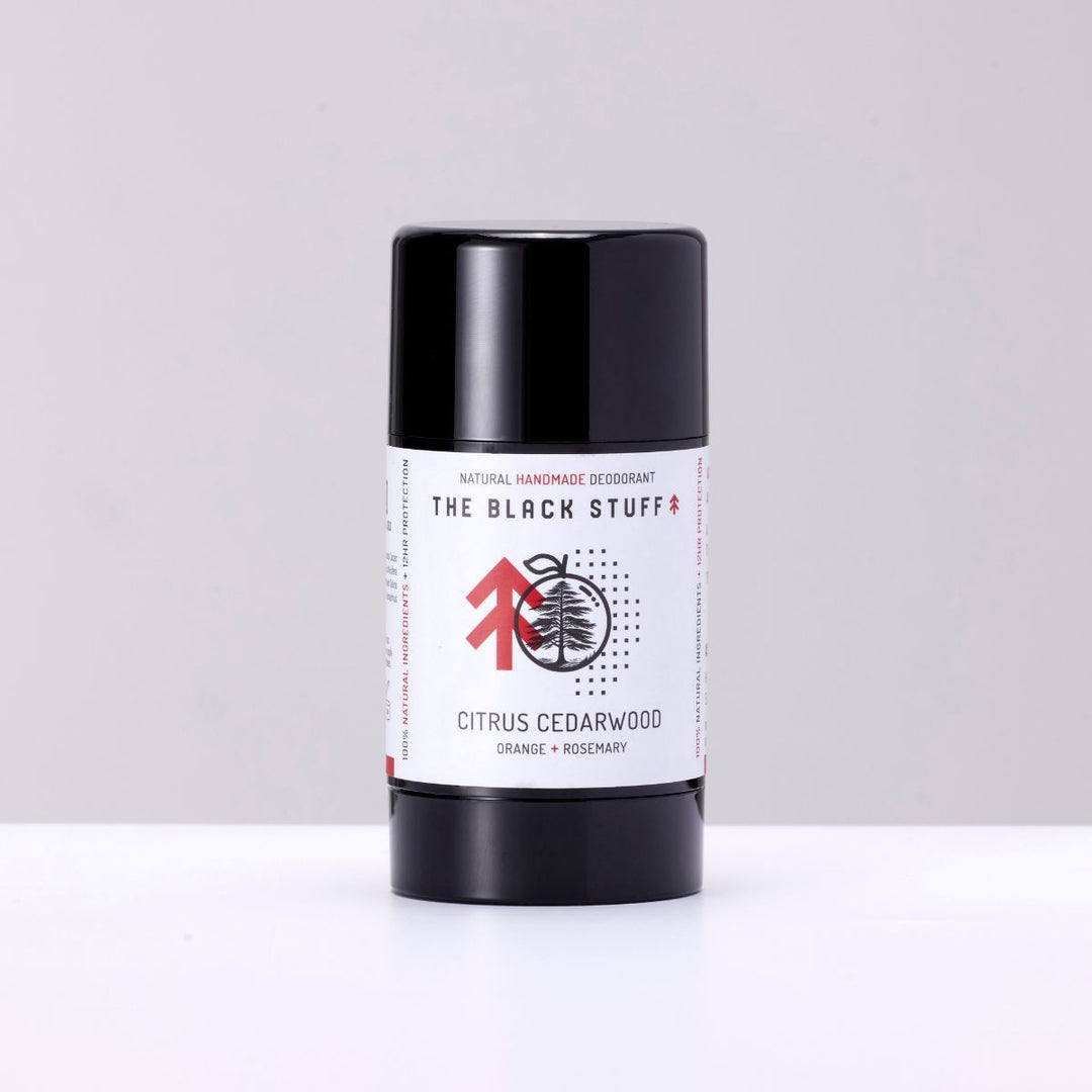 The Black Stuff - Natural Deodorant Stick (Citrus Cedarwood Blast) 2.8oz
