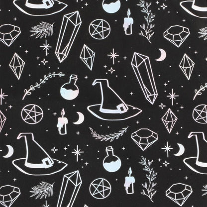 Tote Bag - Crystal Witch Print - Polycotton