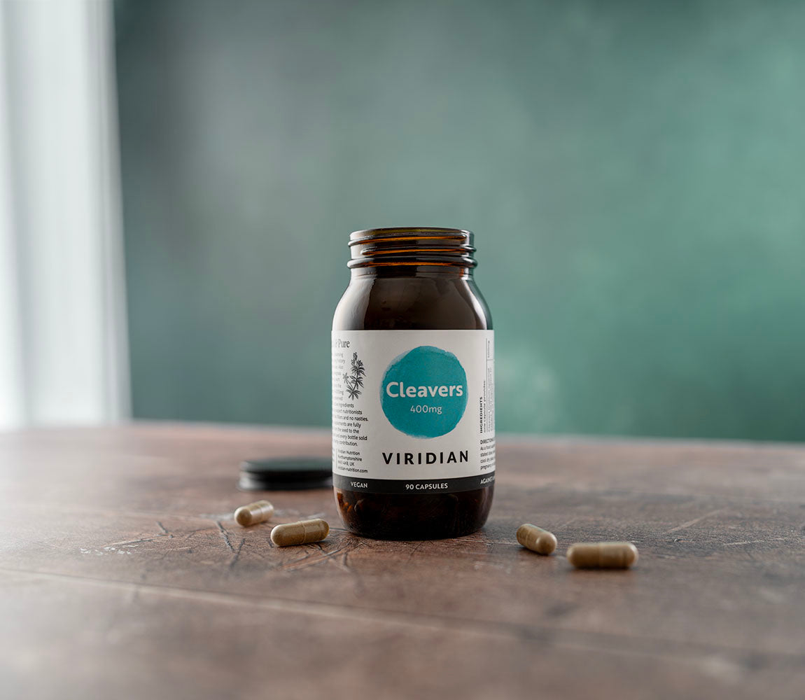 Viridian Organic Cleavers Capsules (90&