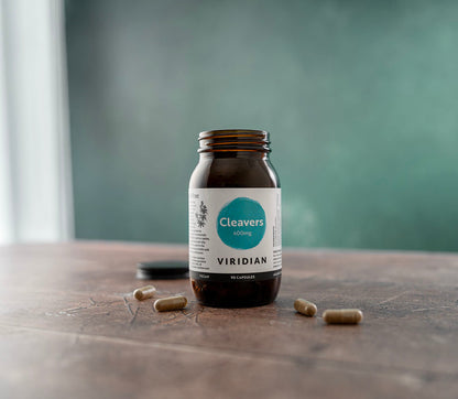 Viridian Organic Cleavers Capsules (90&