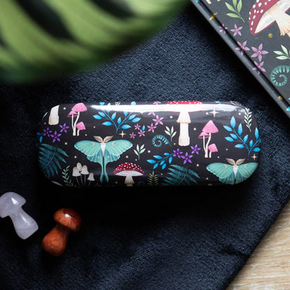 Glasses Case - Dark Forest Print