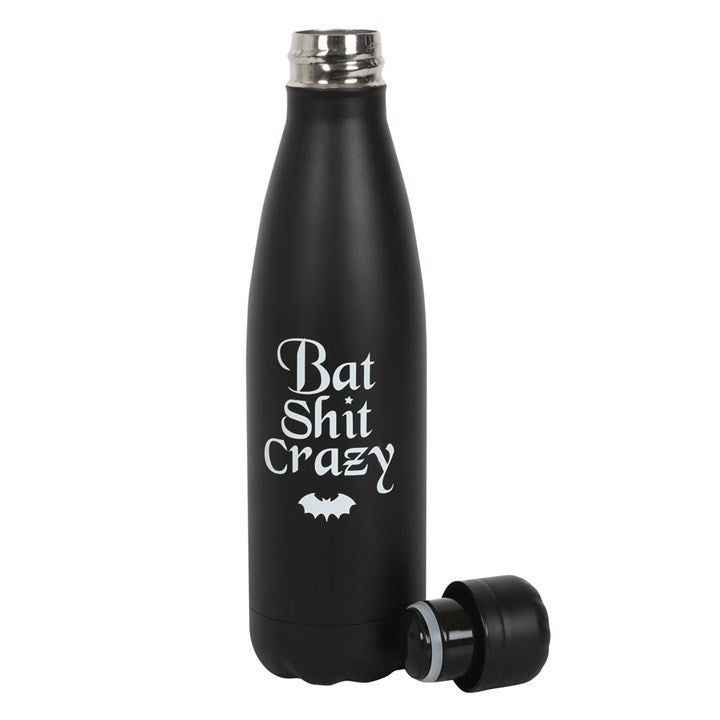 Bat Shit Crazy Metal Water Bottle