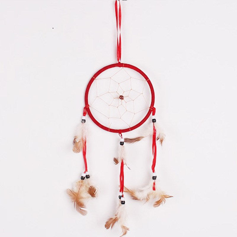 Native American Dream Catchers 13cm Red