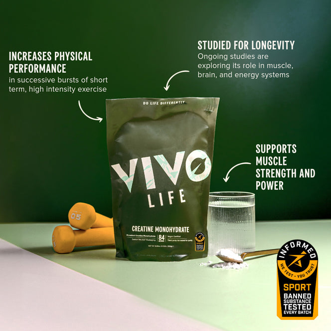 Vivo Life Creatine Monohydrate 252g