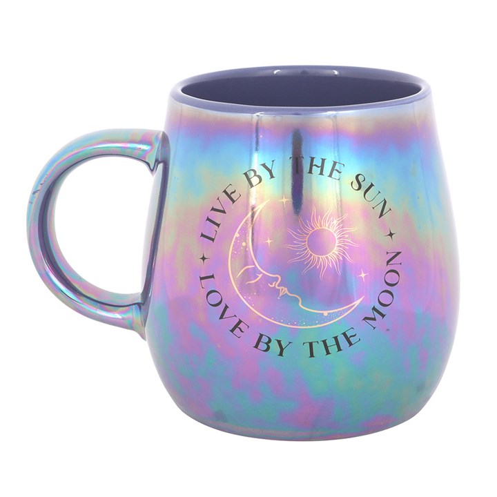 Mug - "Live by the Sun, Love by the Moon" Iridescent