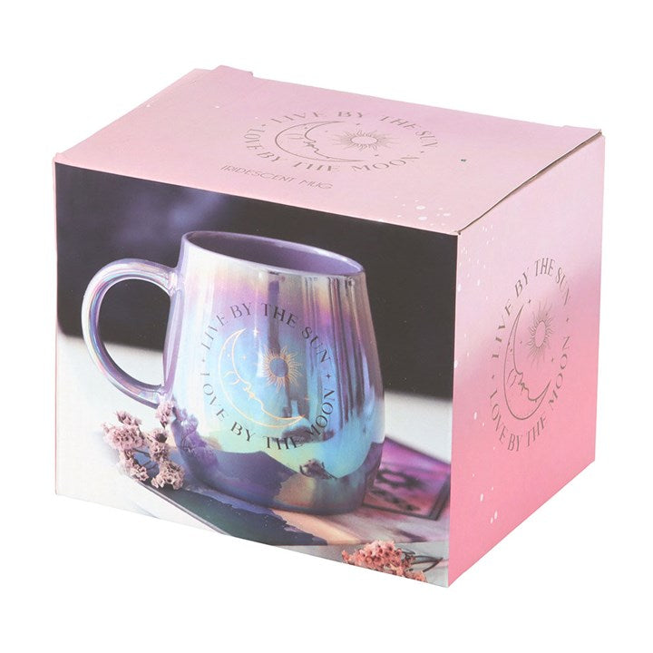 Mug - "Live by the Sun, Love by the Moon" Iridescent
