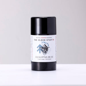 The Black Stuff - Natural Deodorant Stick (Eucalyptus On Ice) 2.8oz