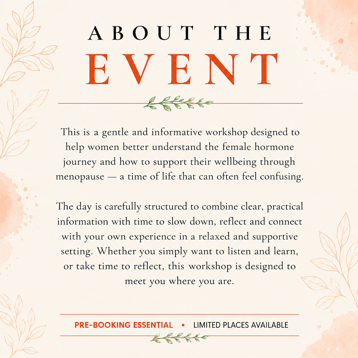Menopause Wellness Workshop