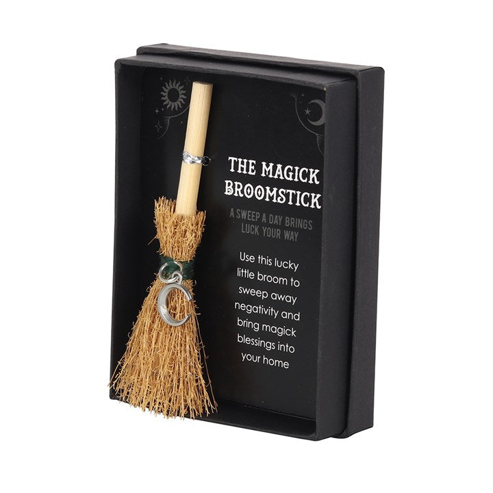 Mini Magick Broomstick - Crescent Moon