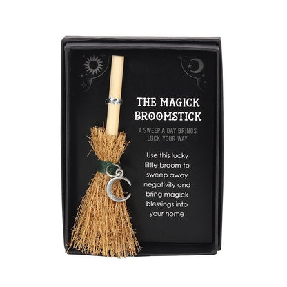 Mini Magick Broomstick - Crescent Moon
