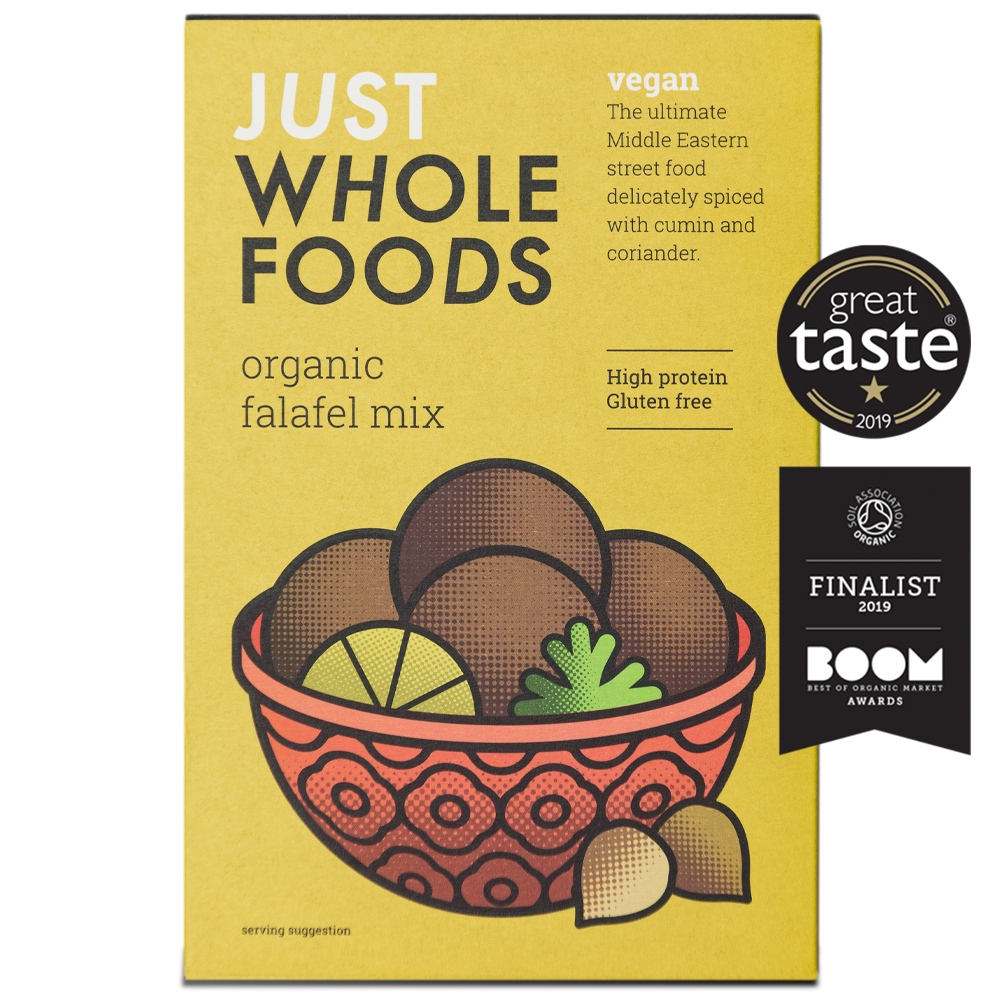 Just Whole Foods Organic Vegan Falafel Mix 120g