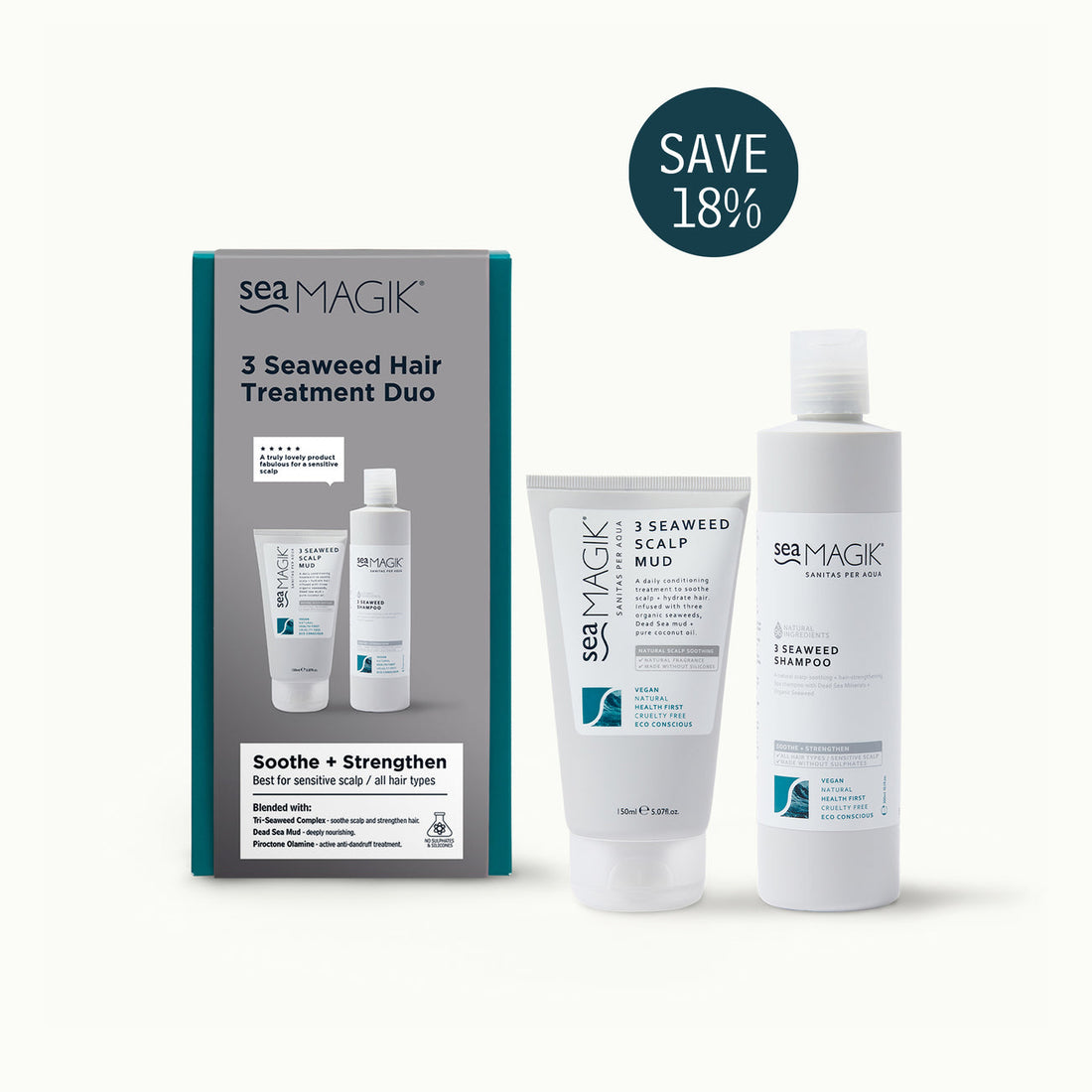 Sea Magik 3 Seaweed Hair Treatment Duo