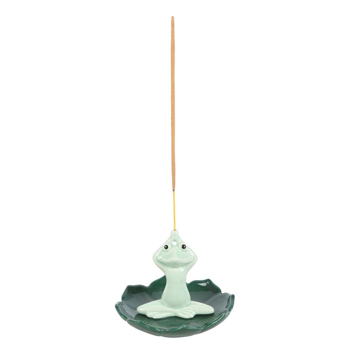 Incense Stick Holder - Yoga Frog