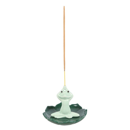 Incense Stick Holder - Yoga Frog