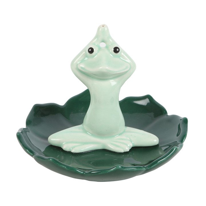 Incense Stick Holder - Yoga Frog