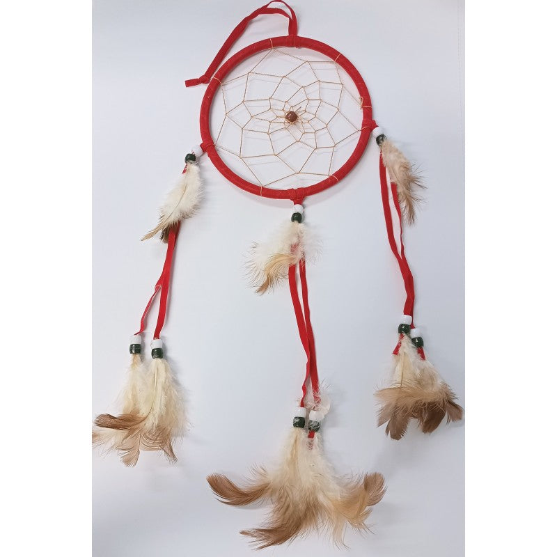 Native American Dream Catchers 13cm Red